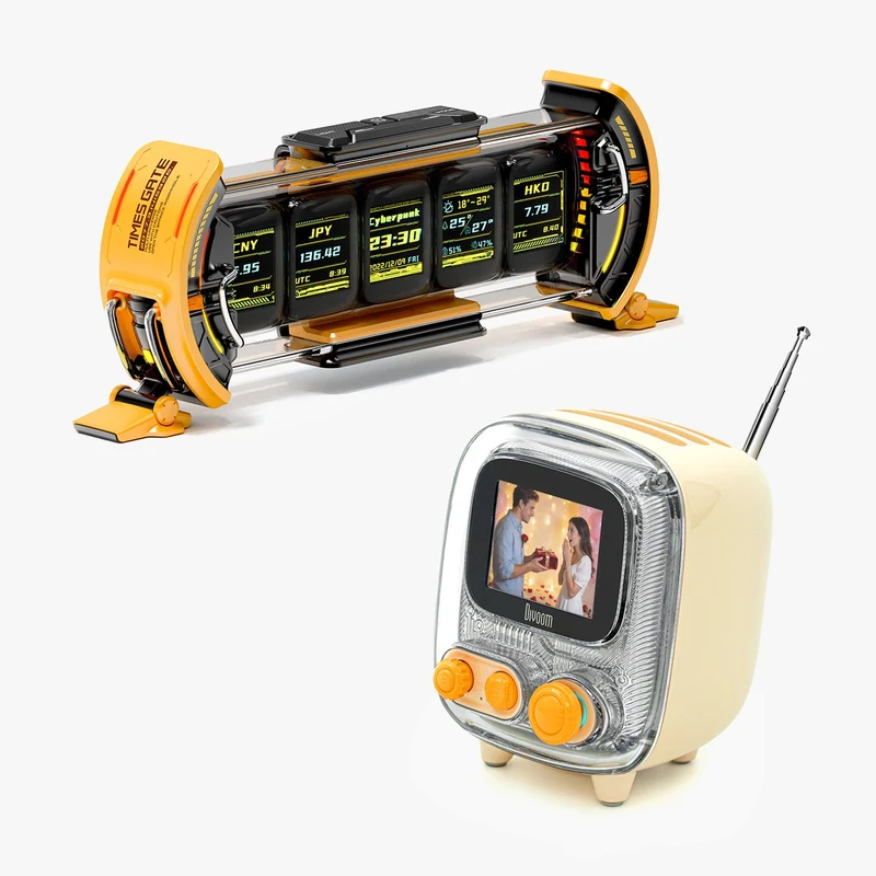 Divoom Times Gate + Tiivoo-2 Summer Desk Setup Bundle