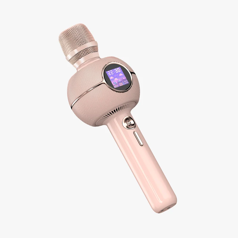 Divoom K-StarSpark Portable Karaoke Machine with Wireless Microphone & Pixel Display