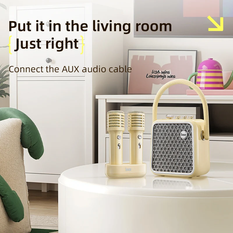Divoom SongBird-SE Portable Bluetooth Speaker for Singing and Recording