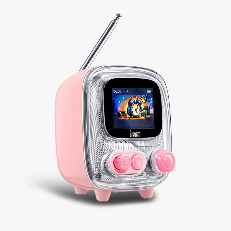 Divoom Tiivoo-2 Retro Pixel Bluetooth Speaker with Photo Album Display