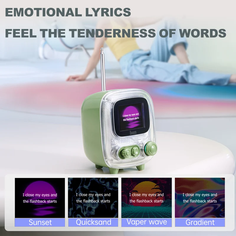 Divoom Tiivoo-2 Retro Pixel Bluetooth Speaker with Photo Album Display