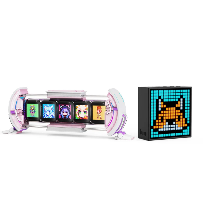 Divoom Times Gate & Timebox-Evo Smart Pixel Display Speaker Bundle