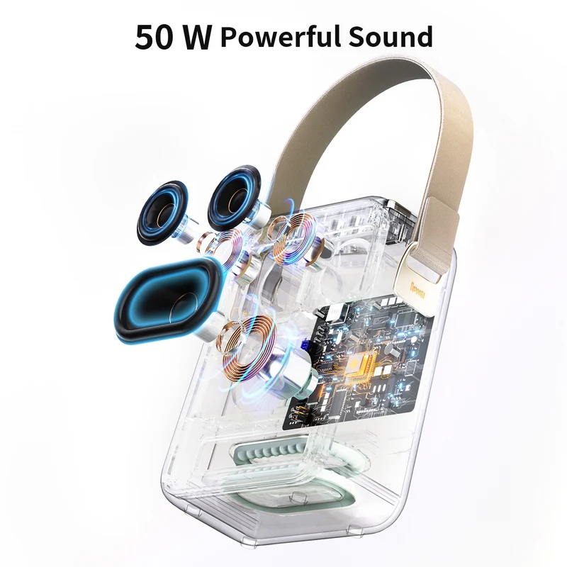 Divoom Songbird-HQ Portable Karaoke Bluetooth Speaker with Dual Wireless Microphones