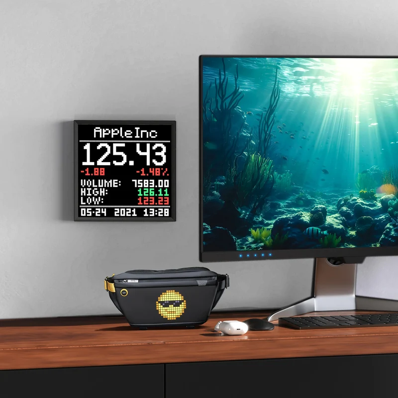Divoom Pixoo64Ⅱ & Pixel Sling Bag LED Display Bundle