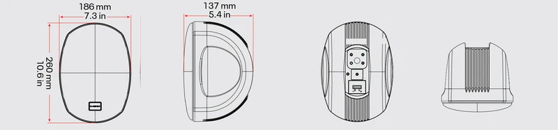 Haut-parleur ASHLY AW-5.2T 5" Vendu en Paire