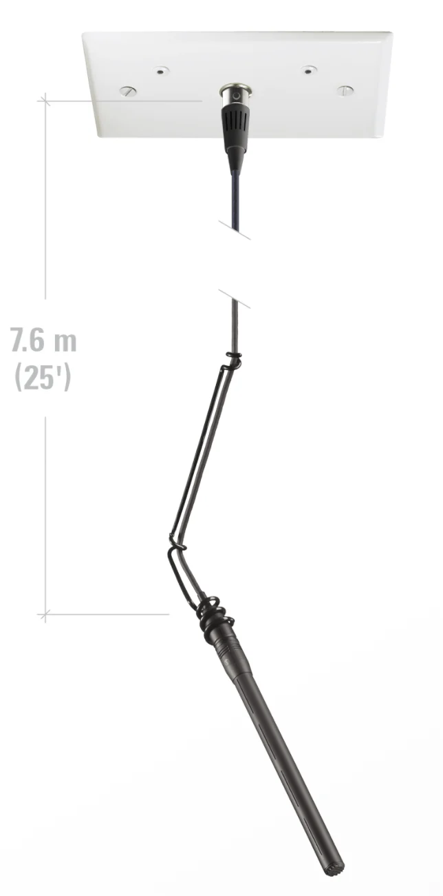Microphone suspendu à condensateur cardioïde U853