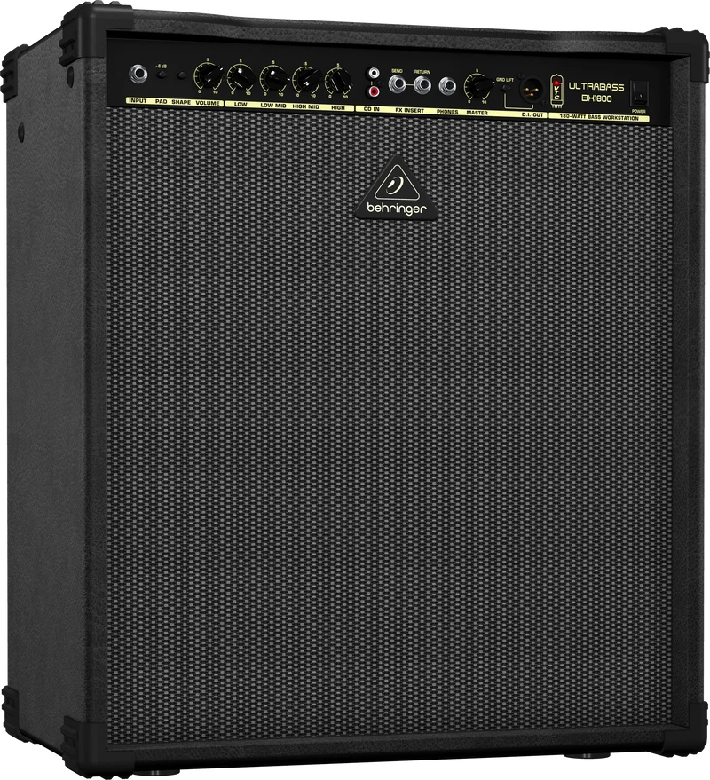 Behringer BX1800 180 Watt Bass Amplifier with Original Bugera Speaker and VTC-Technology - DEMO