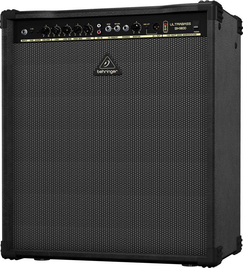 Behringer BX1800 180 Watt Bass Amplifier with Original Bugera Speaker and VTC-Technology - DEMO