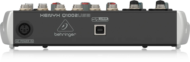 Behringer Q1002USB Premium 10-Input 2-Bus Mixer with XENYX Mic Preamps - OPEN BOX