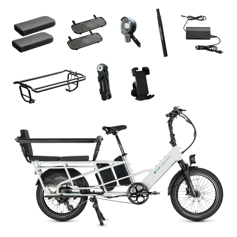 XPedition2 Stratus White Long-Range Dual-Battery - World Car-Free Bundle