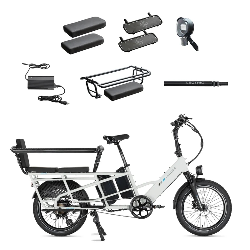 XPedition2 Stratus White Long-Range Dual-Battery - World Car-Free Bundle