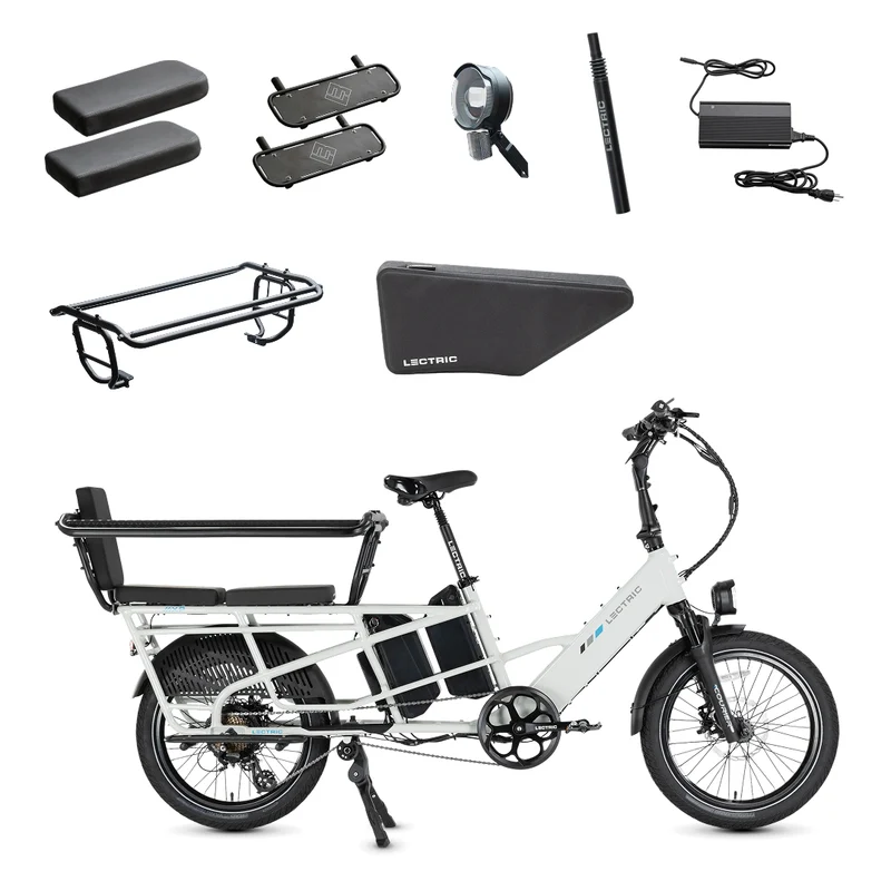 XPedition2 Stratus White Long-Range Dual-Battery - World Car-Free Bundle