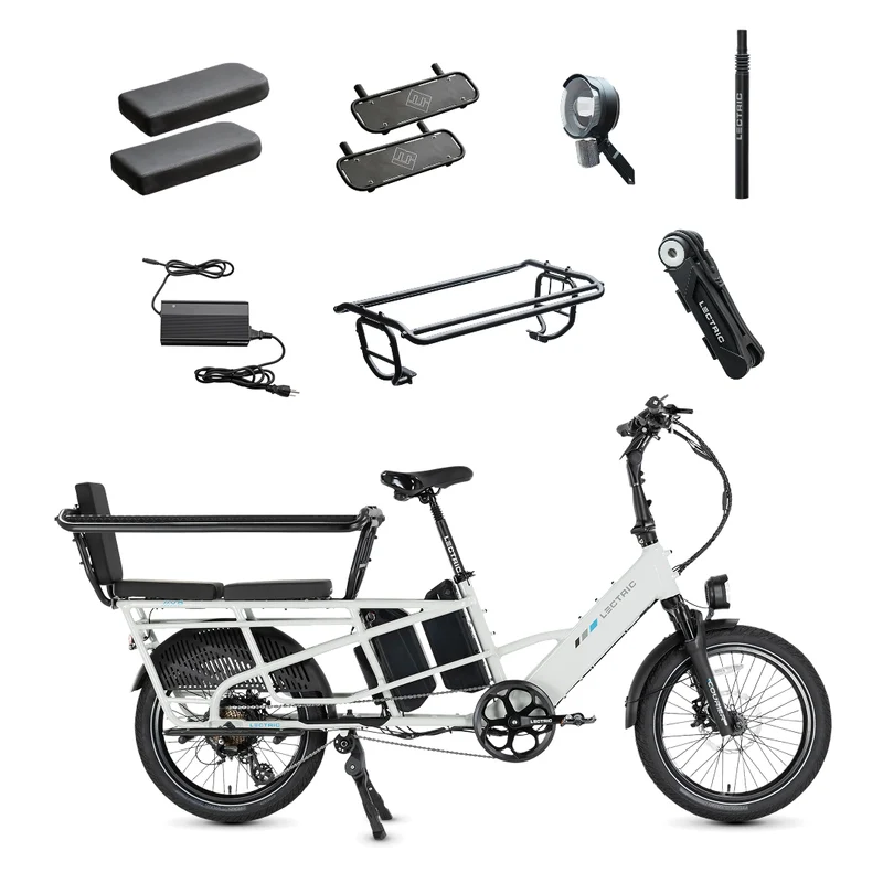 XPedition2 Stratus White Long-Range Dual-Battery - World Car-Free Bundle