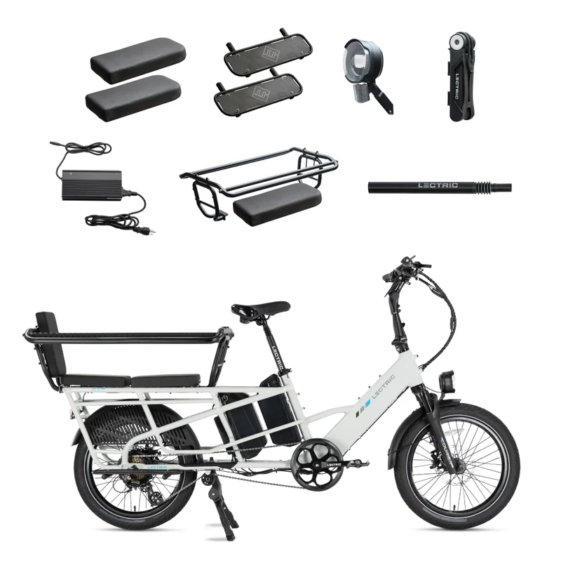 XPedition2 Stratus White Long-Range Dual-Battery - World Car-Free Bundle
