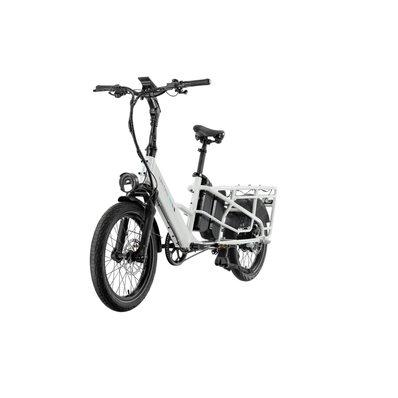 XPedition2 Stratus White Long-Range Dual-Battery eBike