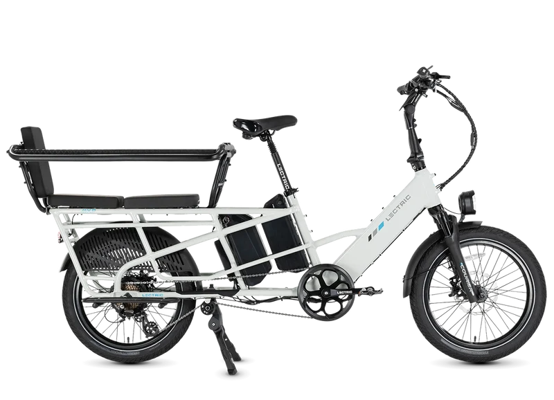 XPedition2 Stratus White Long-Range Dual-Battery eBike