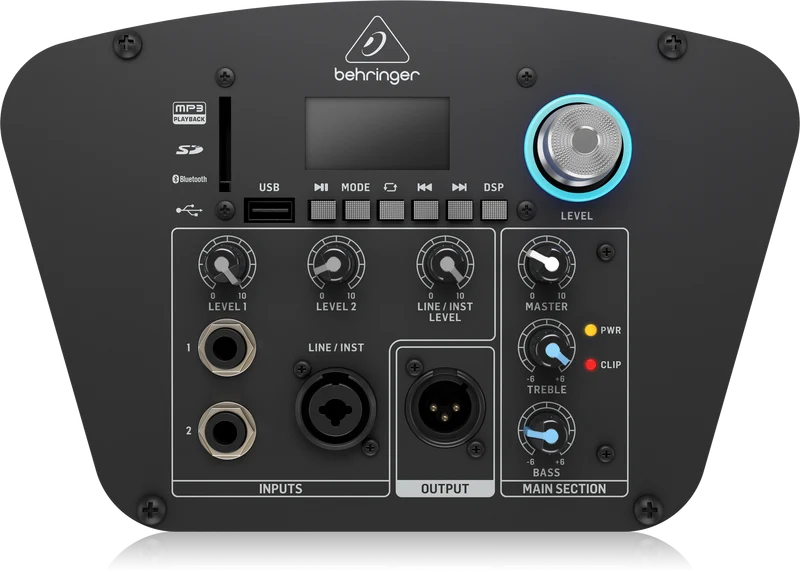 Behringer C210B 160W Portable Active Column Speaker w/ 8" Subwoofer - OPEN BOX
