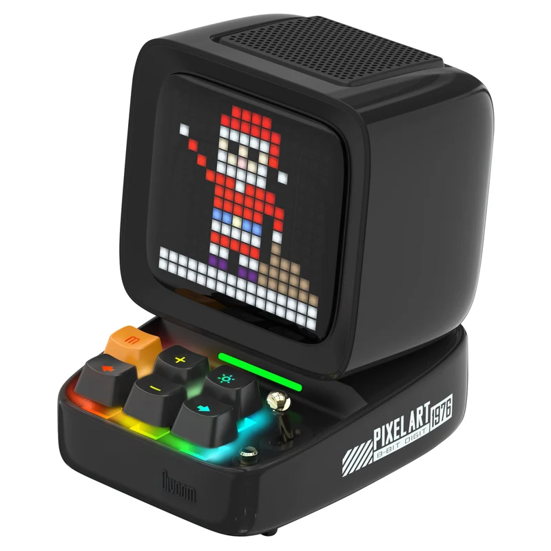 Divoom Ditoo-Pro Retro Pixel Art Bluetooth Speaker with DIY LED Display