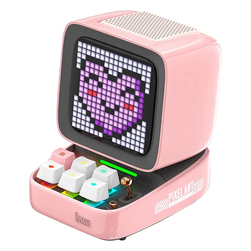 Divoom Ditoo-Pro Retro Pixel Art Bluetooth Speaker with DIY LED Display