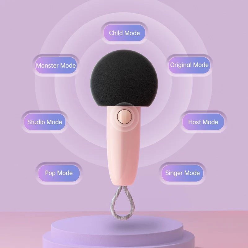 Divoom Fairy-OK Retro Mini Karaoke Speaker with Wireless Microphone