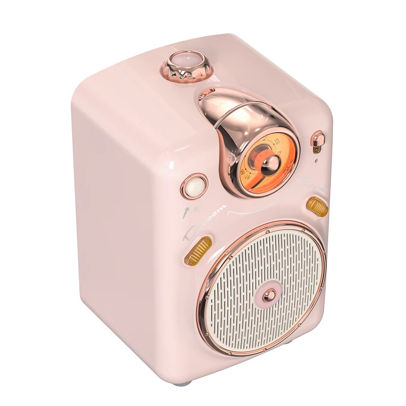 Divoom Fairy-OK Retro Mini Karaoke Speaker with Wireless Microphone