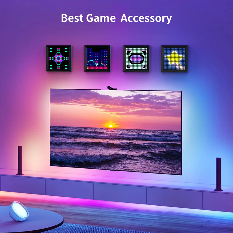 Divoom Pixoo 16x16 Pixel Art LED Display for Gaming Room Decor
