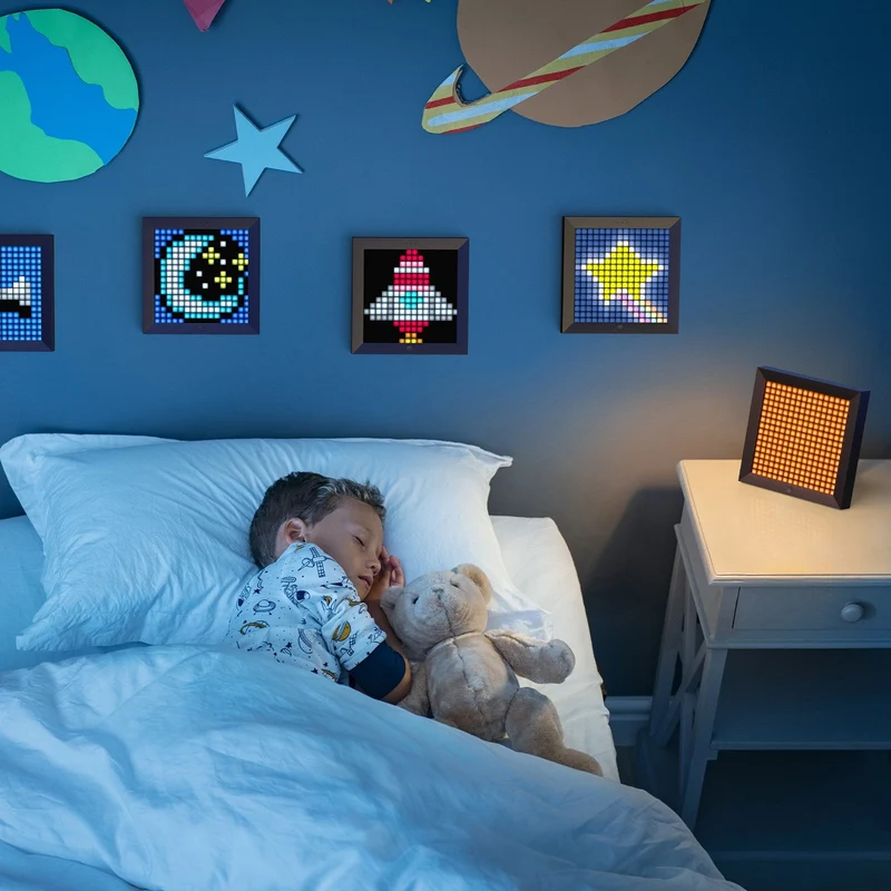 Divoom Pixoo 16x16 Pixel Art LED Display for Gaming Room Decor