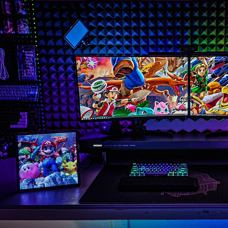 Divoom Pixoo-64Ⅱ WiFi 64x64 Pixel Art LED Display & Social Media Counter