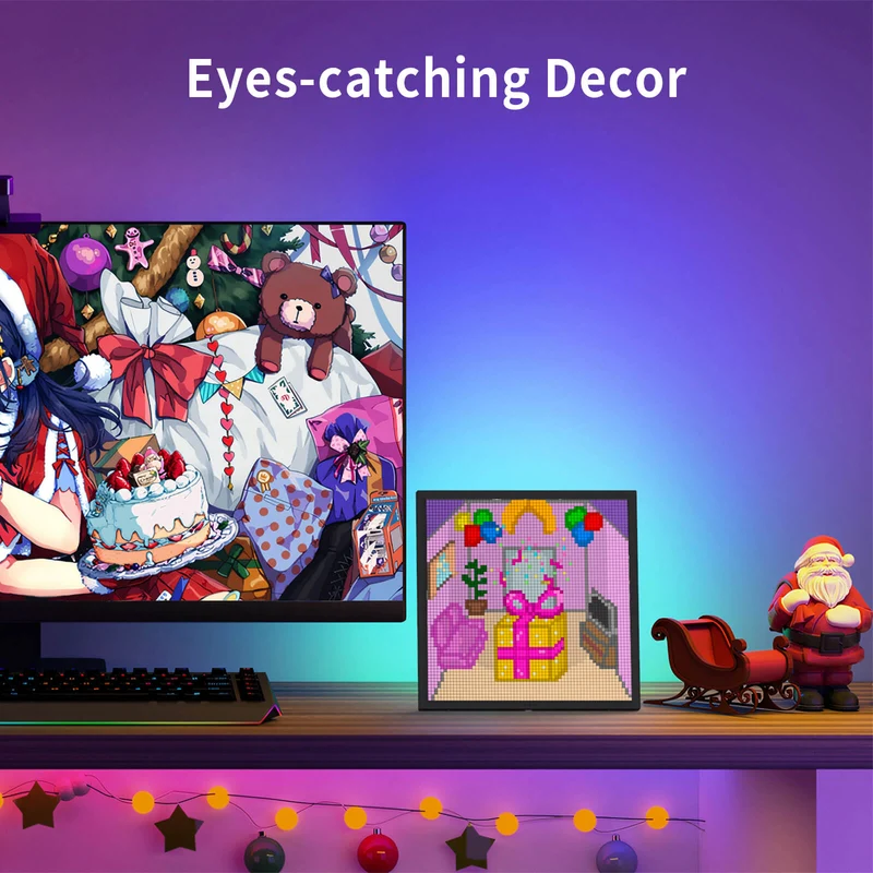 Divoom Pixoo-64Ⅱ WiFi 64x64 Pixel Art LED Display & Social Media Counter