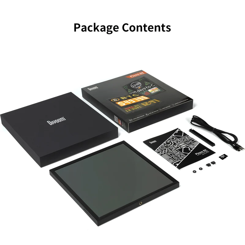 Divoom Pixoo-64Ⅱ WiFi 64x64 Pixel Art LED Display & Social Media Counter