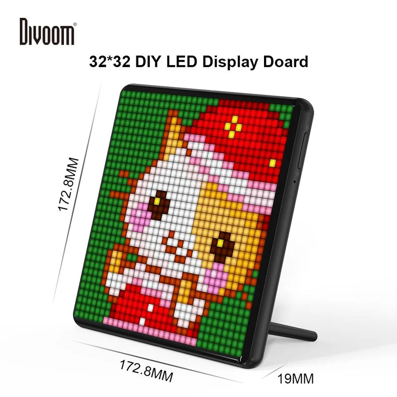 Divoom Pixoo-Max 32x32 Pixel Art LED Display for Room Decor