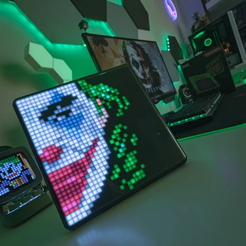 Divoom Pixoo-Max 32x32 Pixel Art LED Display for Room Decor