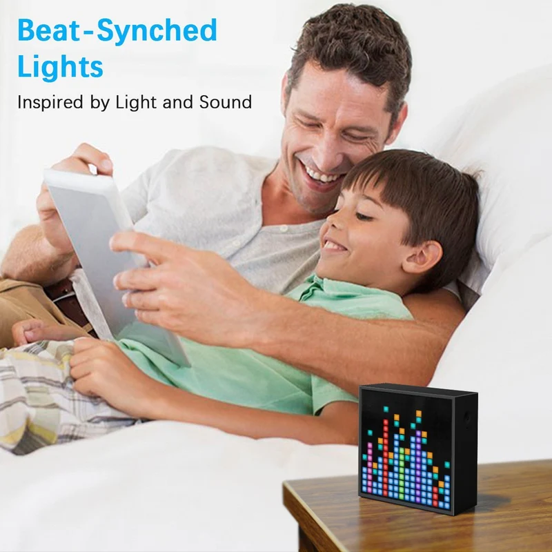 Divoom Timebox-Evo Pixel Art Bluetooth Speaker with 16x16 DIY LED Display