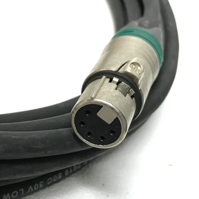 Neutrik DMX512-25-5P 25 foot High Quality Professional Grade DMX Data Transmission Cable w/ XLR-M 5 pins to XLR-F 5 pins Premium DATA Cable - DEMO