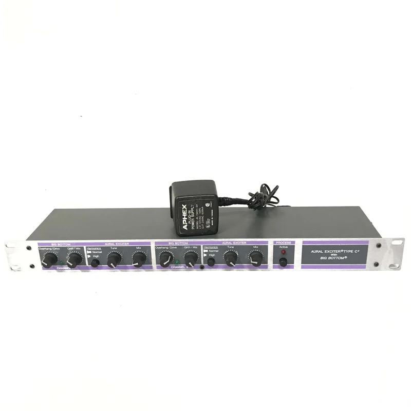 Aphex Aural Exciter Type C2 Model 104 with Big Bottom 1990s - Aluminum / Purple / Black - USED