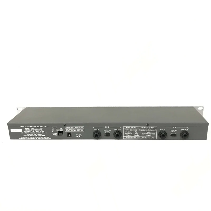 Aphex Aural Exciter Type C2 Model 104 with Big Bottom 1990s - Aluminum / Purple / Black - USED