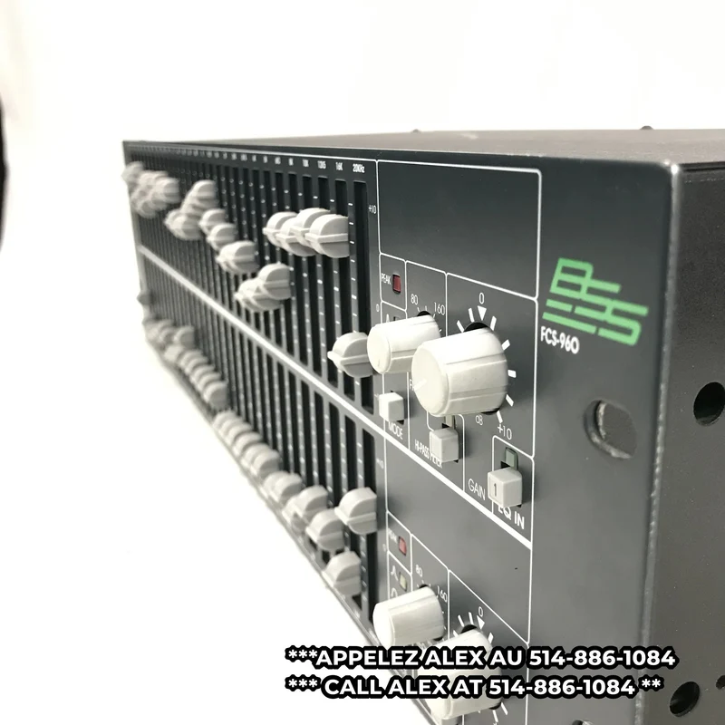 dbx BSS FCS-960 Dual Mode 2-Channel Graphic Equalizer #2695 - USED