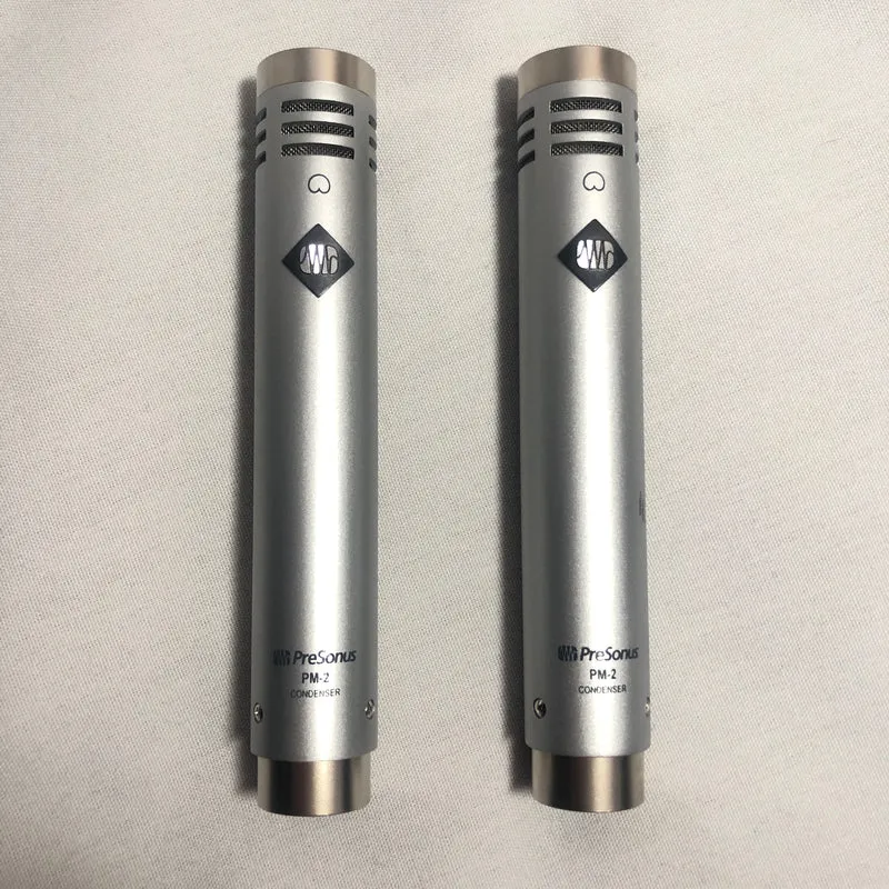 PreSonus PM-2 Stereo Pair of Small-Diaphragm Cardioid Condenser Microphones