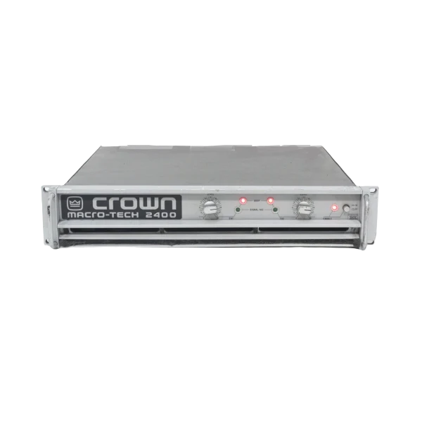 Crown Audio Macro-Tech 2400 Two-Channel Power Amplifier 1650W @ 8 Ohms - USED