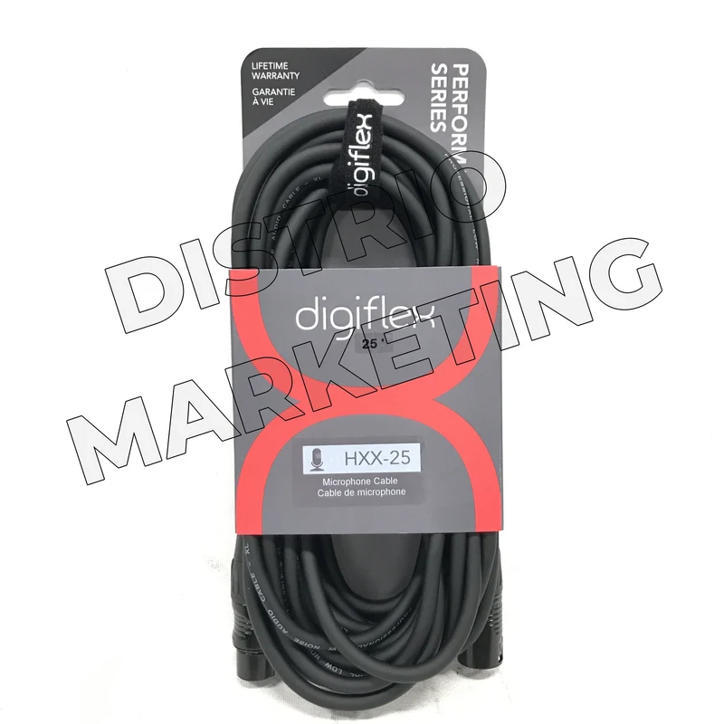Digiflex 25ft. HXX-25 XLR Male To XLR Female Microphone Cable