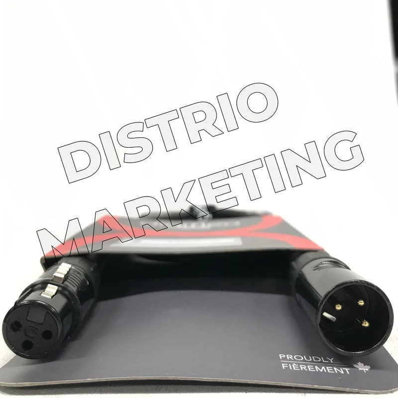 Digiflex 3ft. HXX-3 XLR Male To XLR Female Microphone Cable