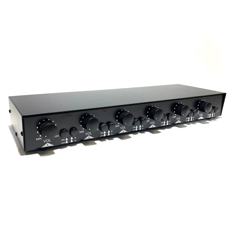 AR-50 Speaker Selector 6 Pairs 150W RMS w/ Impedance Protection, Channel and Volume Control #2217 - USED