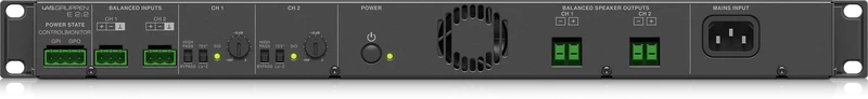 Lab Gruppen E2:2 200 Watt Amplifier with 2 Flexible Output Channels for Installation Applications - DEMO