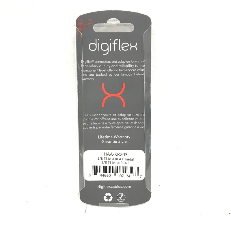 Digiflex HAA-KR203 1/8 TS Male to RCA Female
