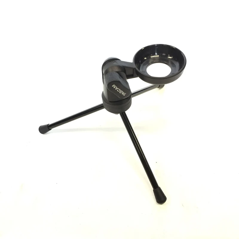 Tascam TM78 Condenser Microphone w/ Tabletop Mic Stand & Microphone Cable #2624 - DEMO