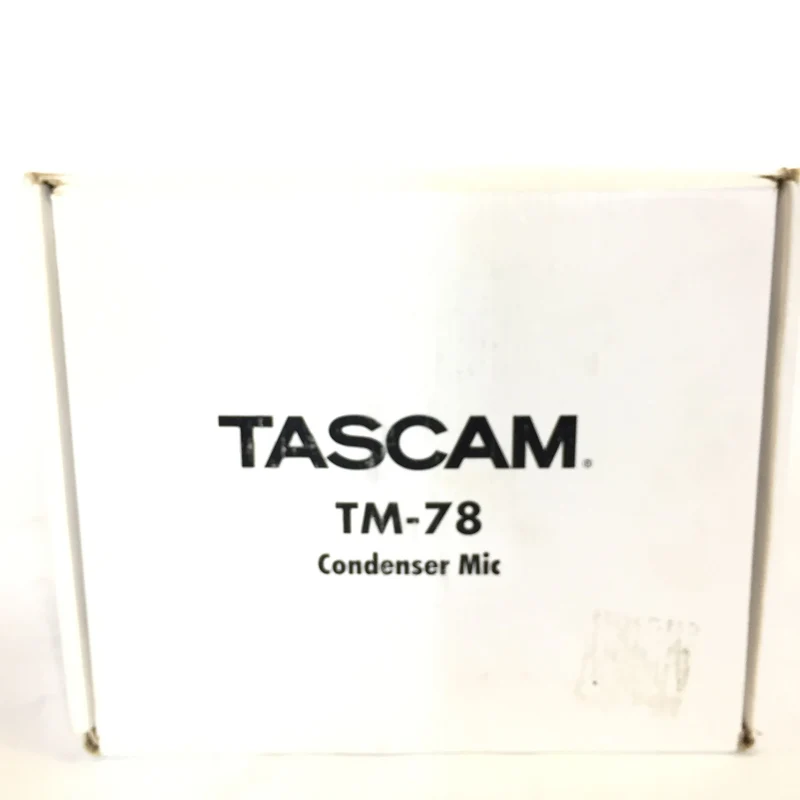 Tascam TM78 Condenser Microphone w/ Tabletop Mic Stand & Microphone Cable #2624 - DEMO