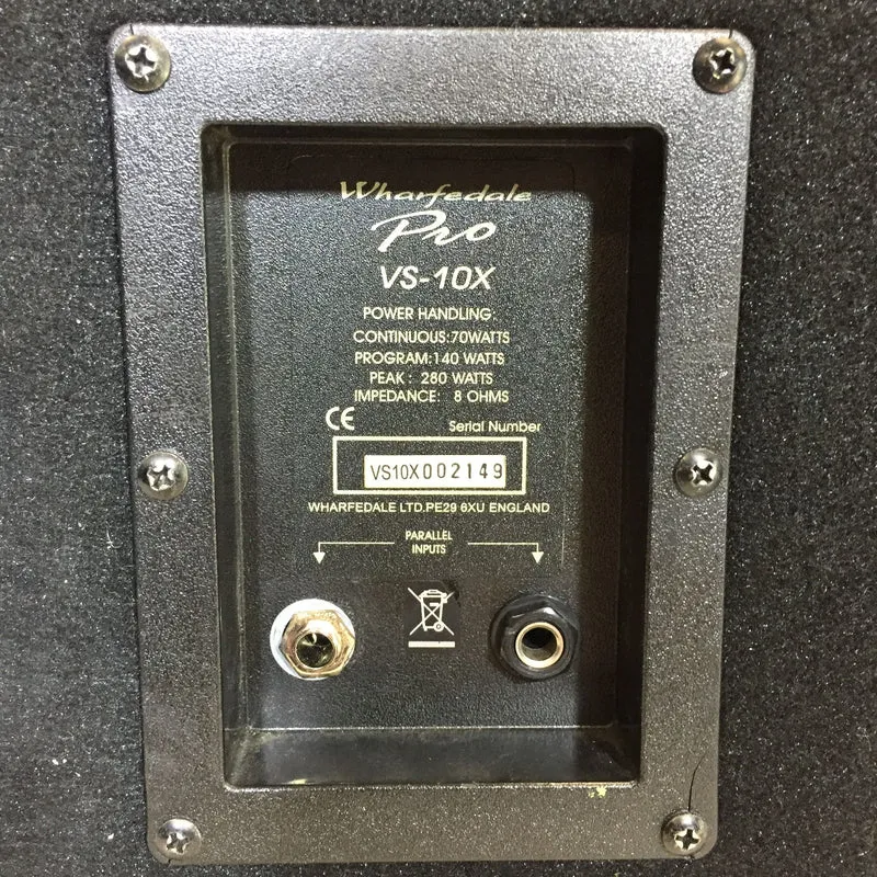 Wharfedale Pro VS-10x Two-Way 280W Passive Speakers (Pair) #2544 - USED