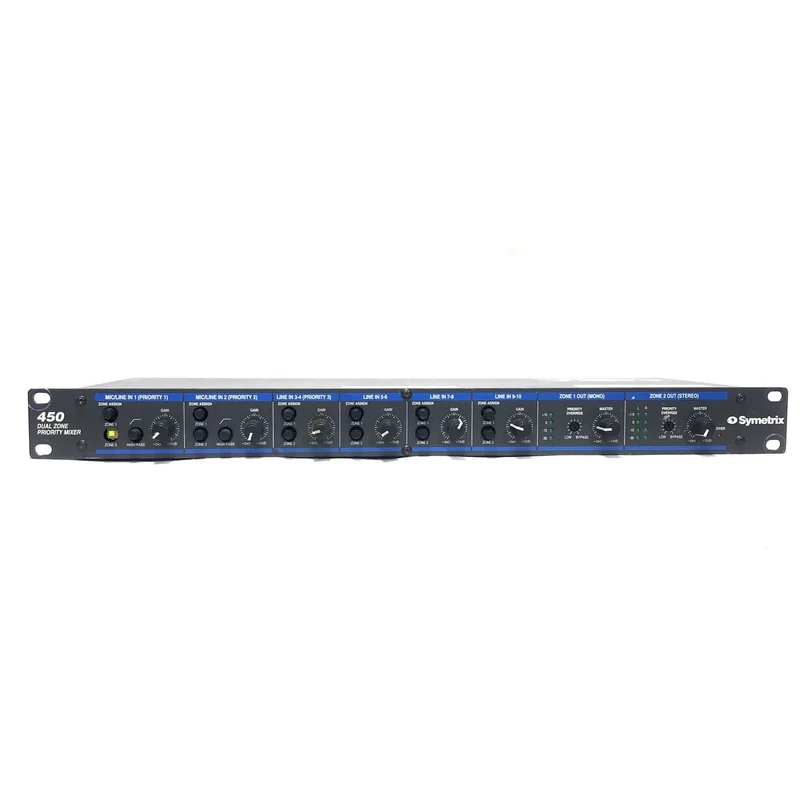Symetrix 450 Dual Zone Priority Mixer #2489 - USED