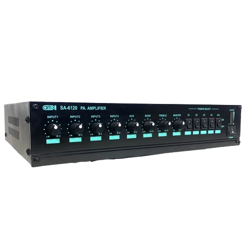 amx Prologue SA-6120 Desktop Mixer Power Amplifier #2475 - USED