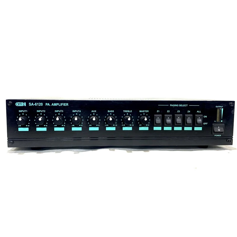 amx Prologue SA-6120 Desktop Mixer Power Amplifier #2475 - USED